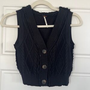 Free People sweater vest!